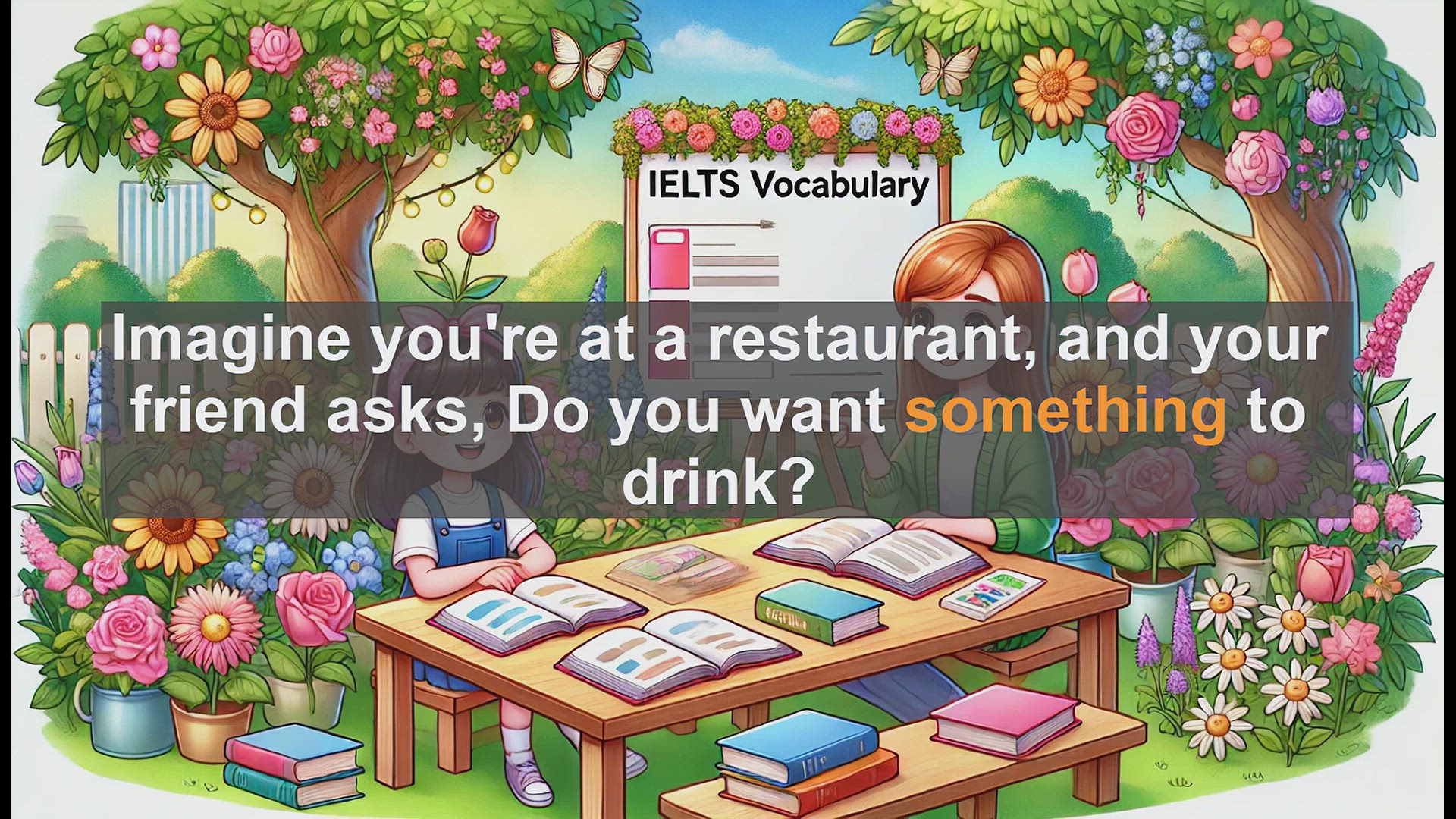 'Video thumbnail for 2500 Must Know IELTS 5.5 Vocabulary - Understanding 'Something': A Key Word for IELTS and Daily English'