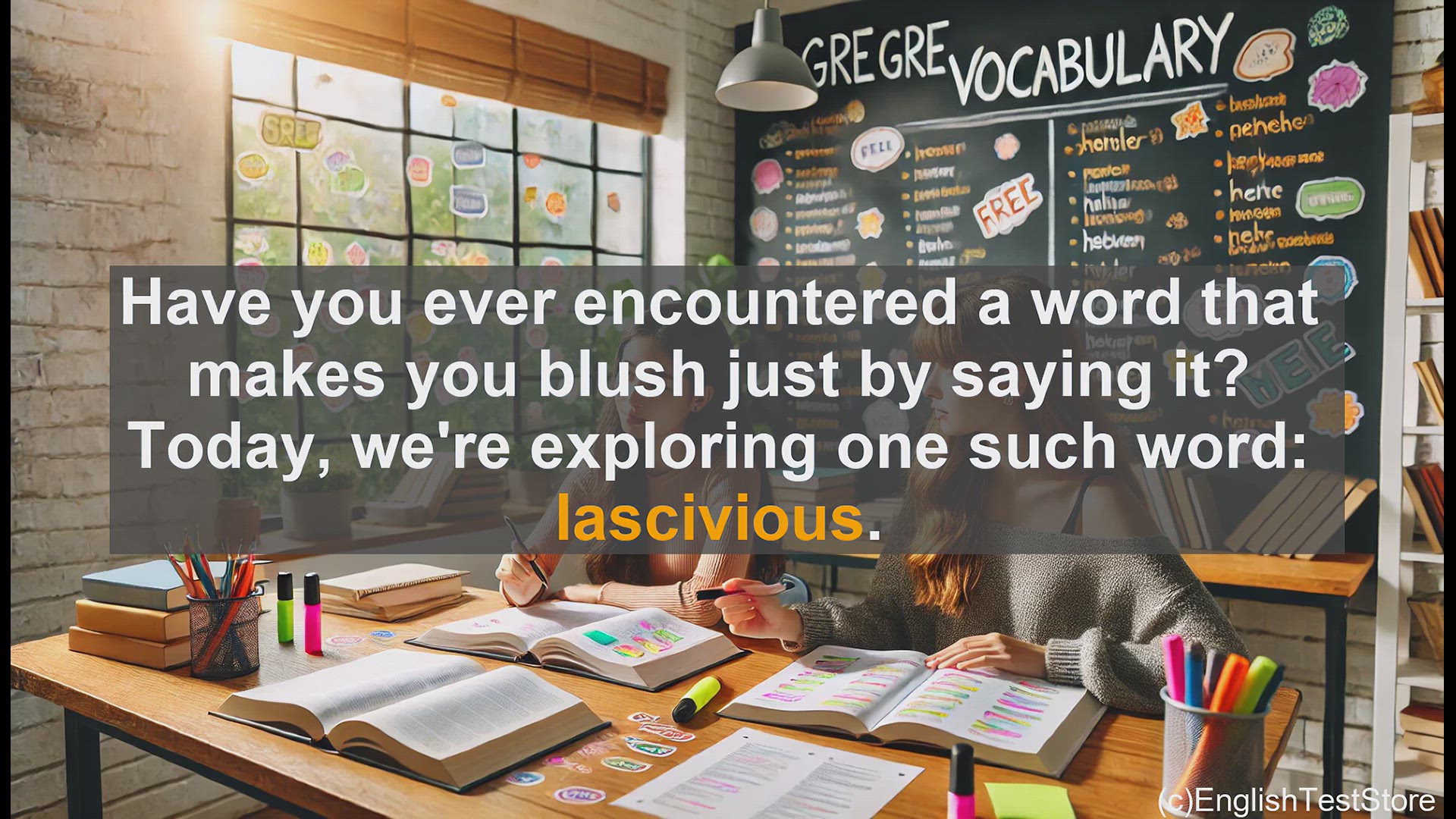 'Video thumbnail for GRE Vocabulary Lesson: Exploring the Powerful Word 'Lascivious''