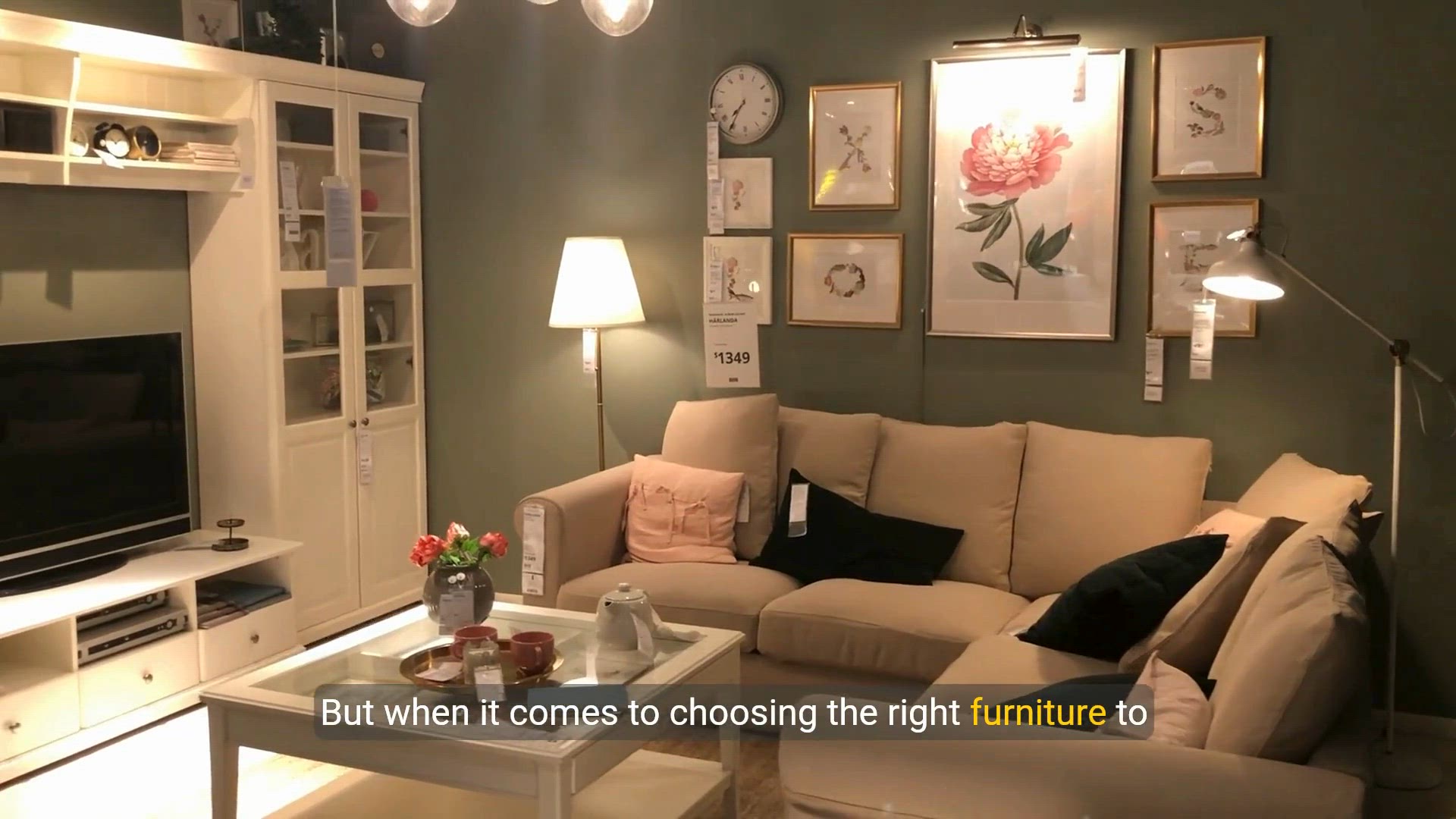 'Video thumbnail for Best Furniture Colors for Your Living Room with Teal Walls'