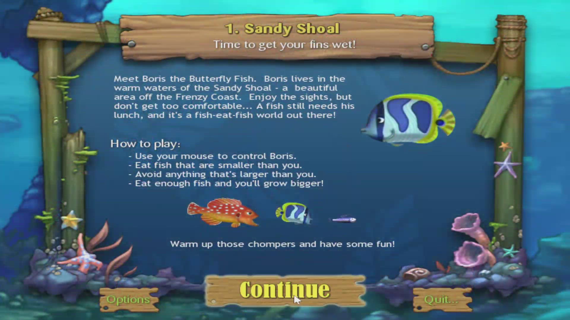 'Video thumbnail for Feeding Frenzy 2 Shipwreck Showdown Lvl 1'