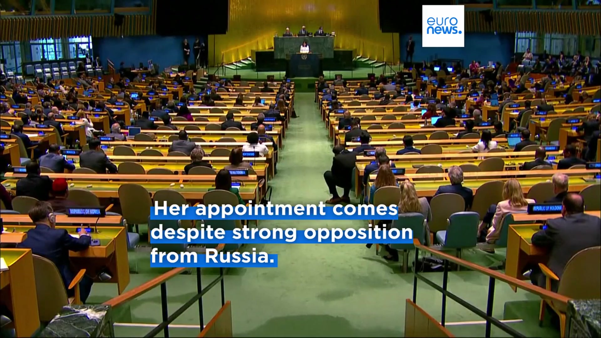'Video thumbnail for Germany's former Foreign Minister Baerbock appointed president of United Nations General Assembly'