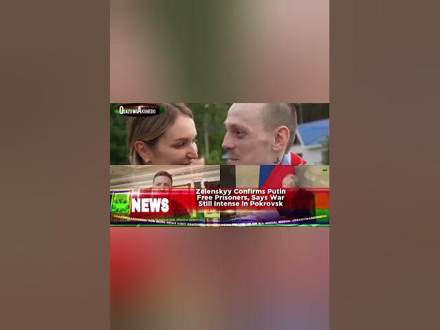 Video thumbnail for Zelenskyy Confirms Putin Free Prisoners, Says War Still Intense In Pokrovsk