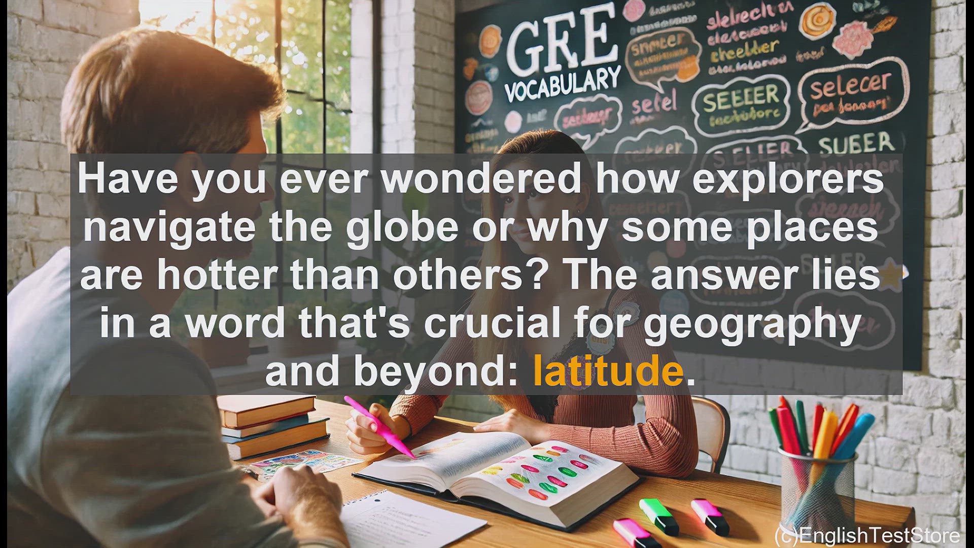 'Video thumbnail for GRE Vocabulary Lesson: Exploring the Concept of Latitude - A Crucial Geographical and Vocabulary Gem'