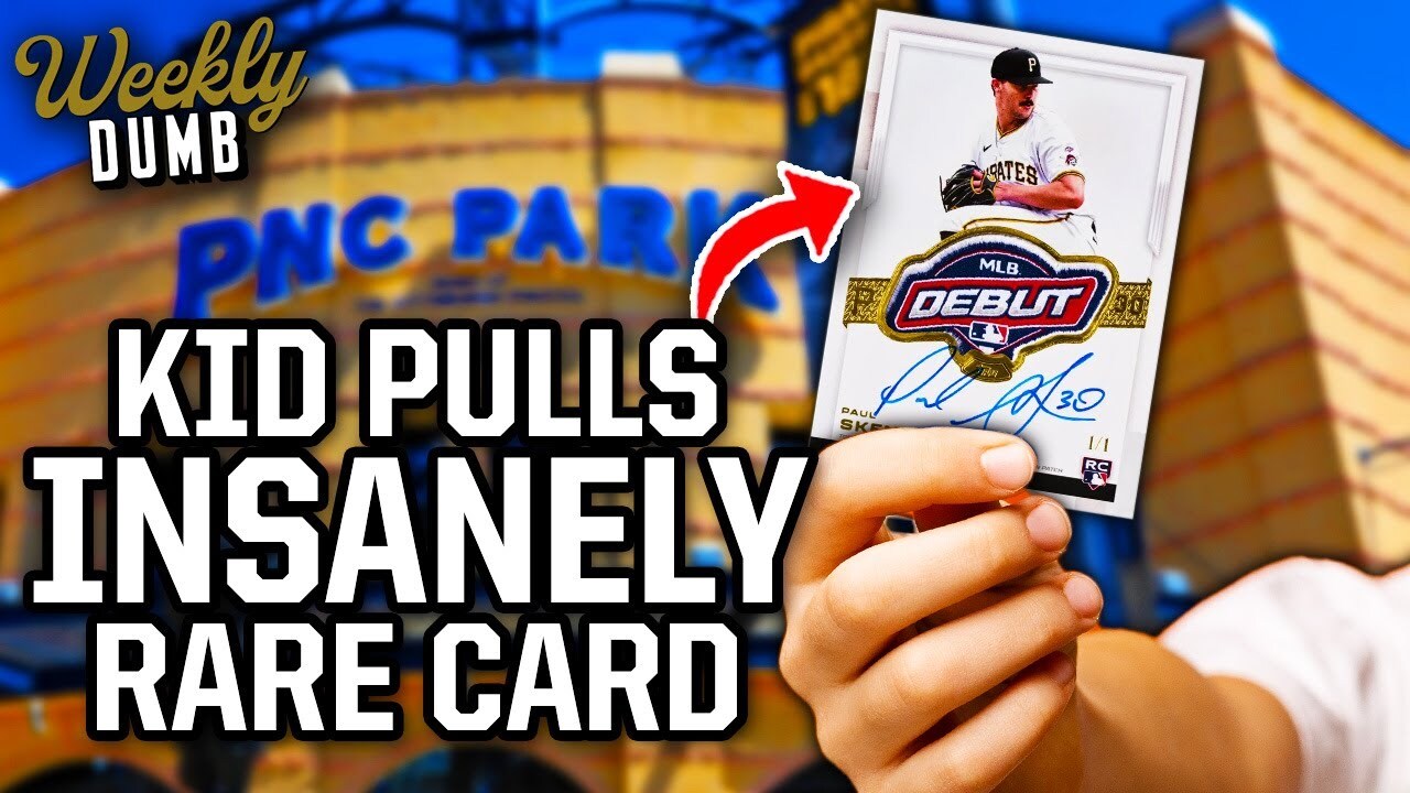Video thumbnail for 11 year old kid pulls the rarest Paul Skenes card and rejects the Pirates' offer | Weekly Dumb