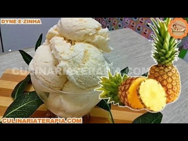 'Video thumbnail for Muito Cremoso! Só 1 Gelatina Faça 4 Litros de Sorvete Natural de Abacaxi'