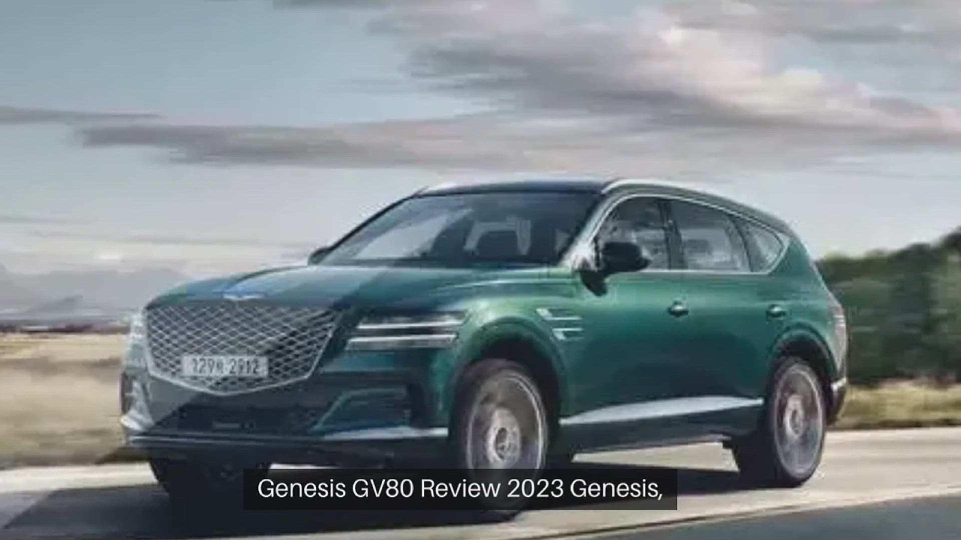 'Video thumbnail for Genesis GV80 review'