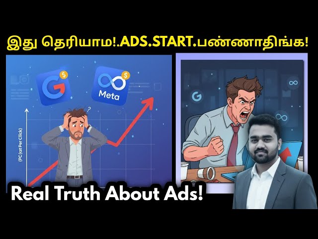 Video thumbnail for Real Truth About Google & Meta Ads | Digital Marketing Course | Perfomance Marketing | Tamil