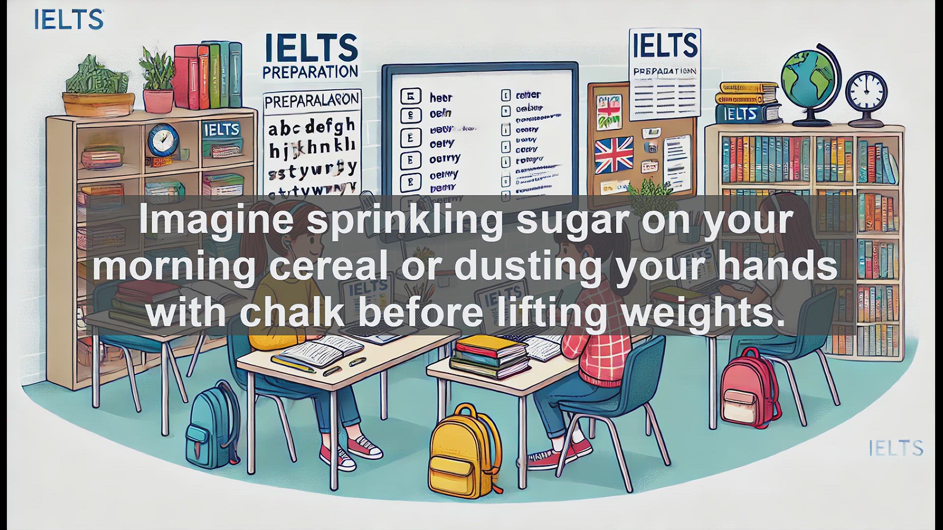 'Video thumbnail for 2500 Must Know IELTS 5.5 Vocabulary - Understanding 'Powder': A Key IELTS Vocabulary Word'