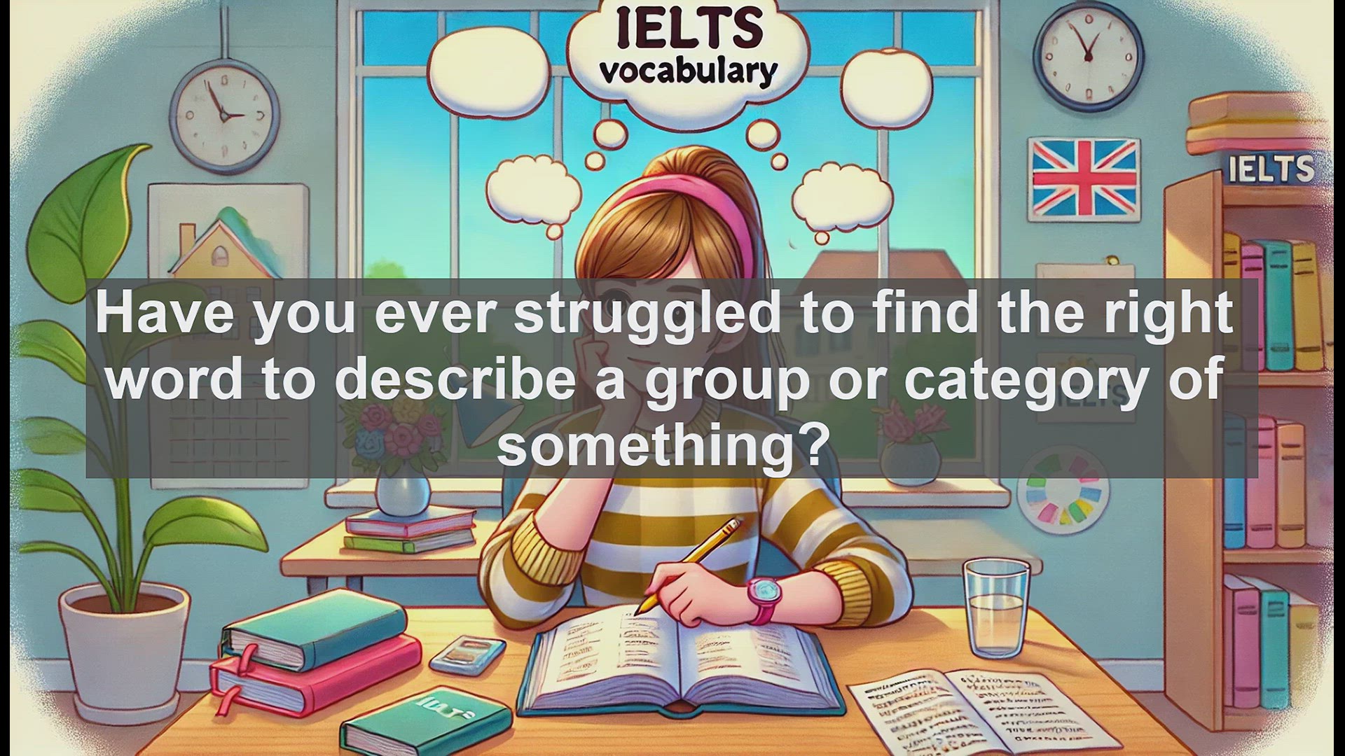 'Video thumbnail for 2500 Must Know IELTS 5.5 Vocabulary - Understanding the Word 'Type': Its Meanings and Uses'