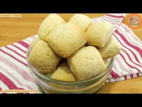 'Video thumbnail for Aprenda a Fazer Biscoito Milagre Caseiro Simples Sem Leite Sem Manteiga e Sem Ovo @Culinariaterapia'