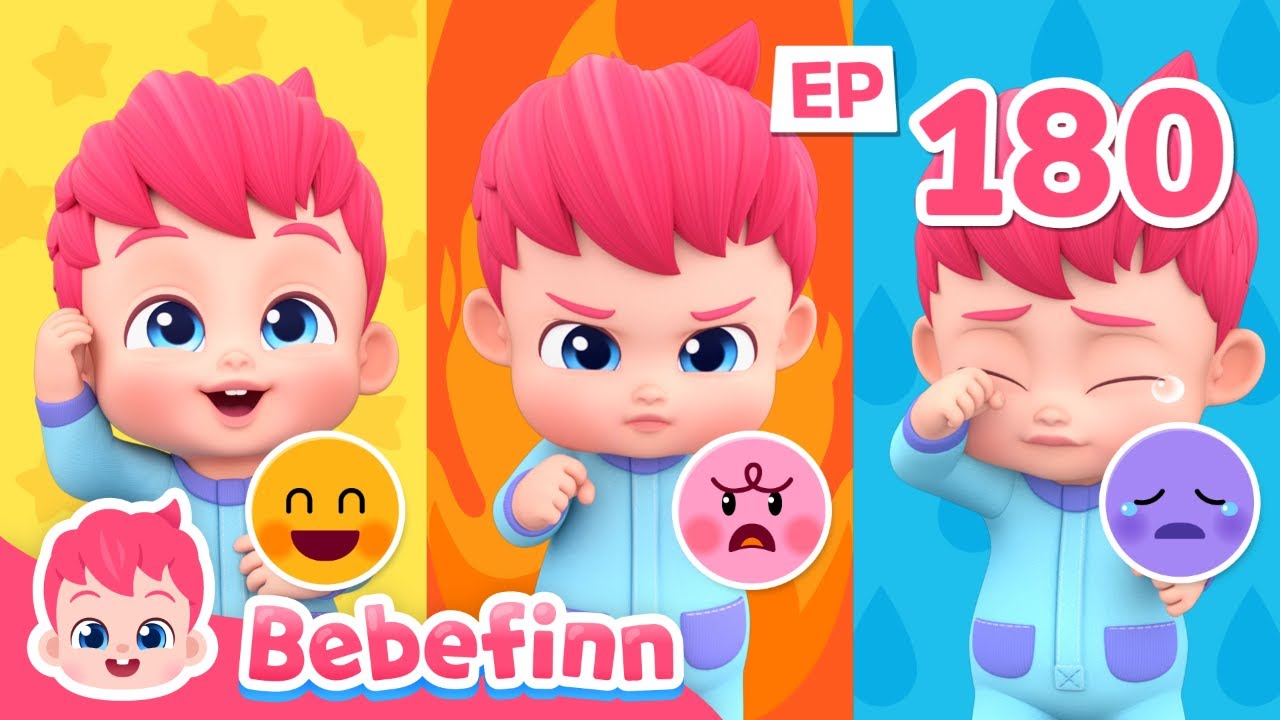 Video thumbnail for Sharing My EmotionsㅣEP180ㅣHealthy Habit Songs for KidsㅣBebefinn Nursery Rhymes