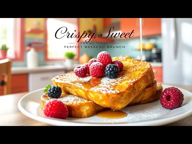 Video thumbnail for 🍞 “Crispy, Sweet French Toast — Perfect Weekend Brunch!”