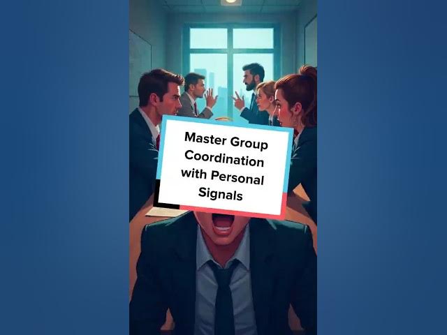 Video thumbnail for Master Group Coordination with Personal Signals