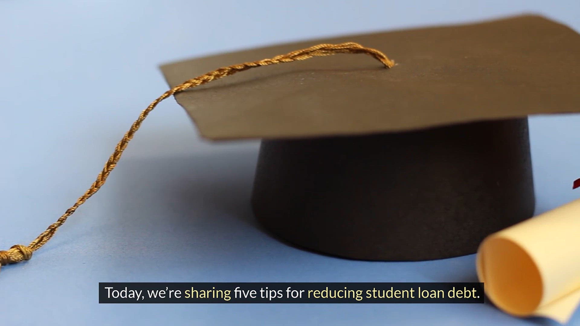 Video thumbnail for 5 Tips for Reducing Student Loan Debt_