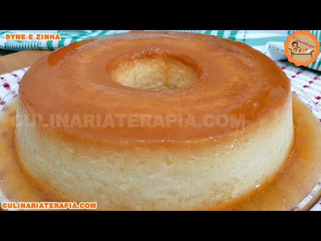 'Video thumbnail for Aprenda Como Fazer Pudim de Pão Cremoso sem Leite Condensado Ensinado por Especialista da Culinária'