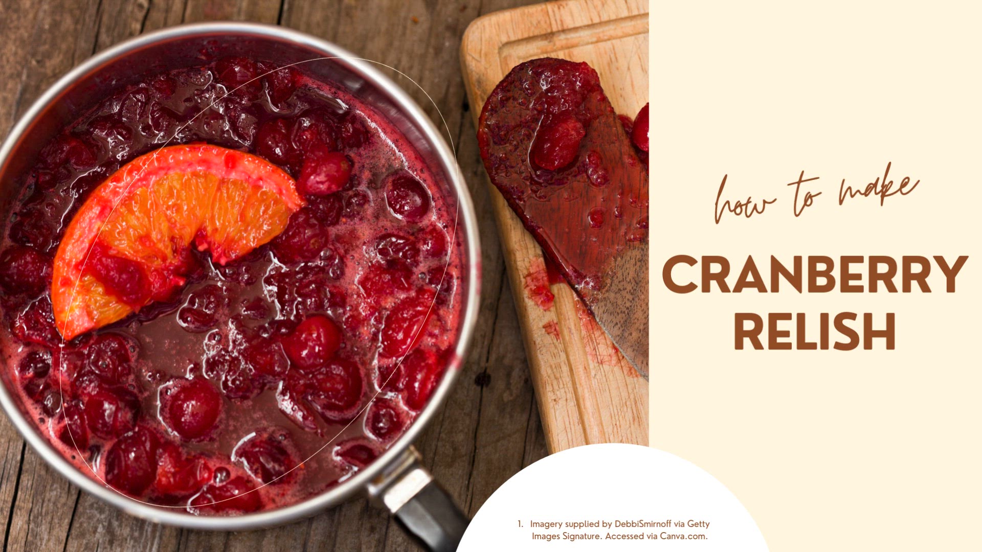 'Video thumbnail for Cranberry Relish Recipe'