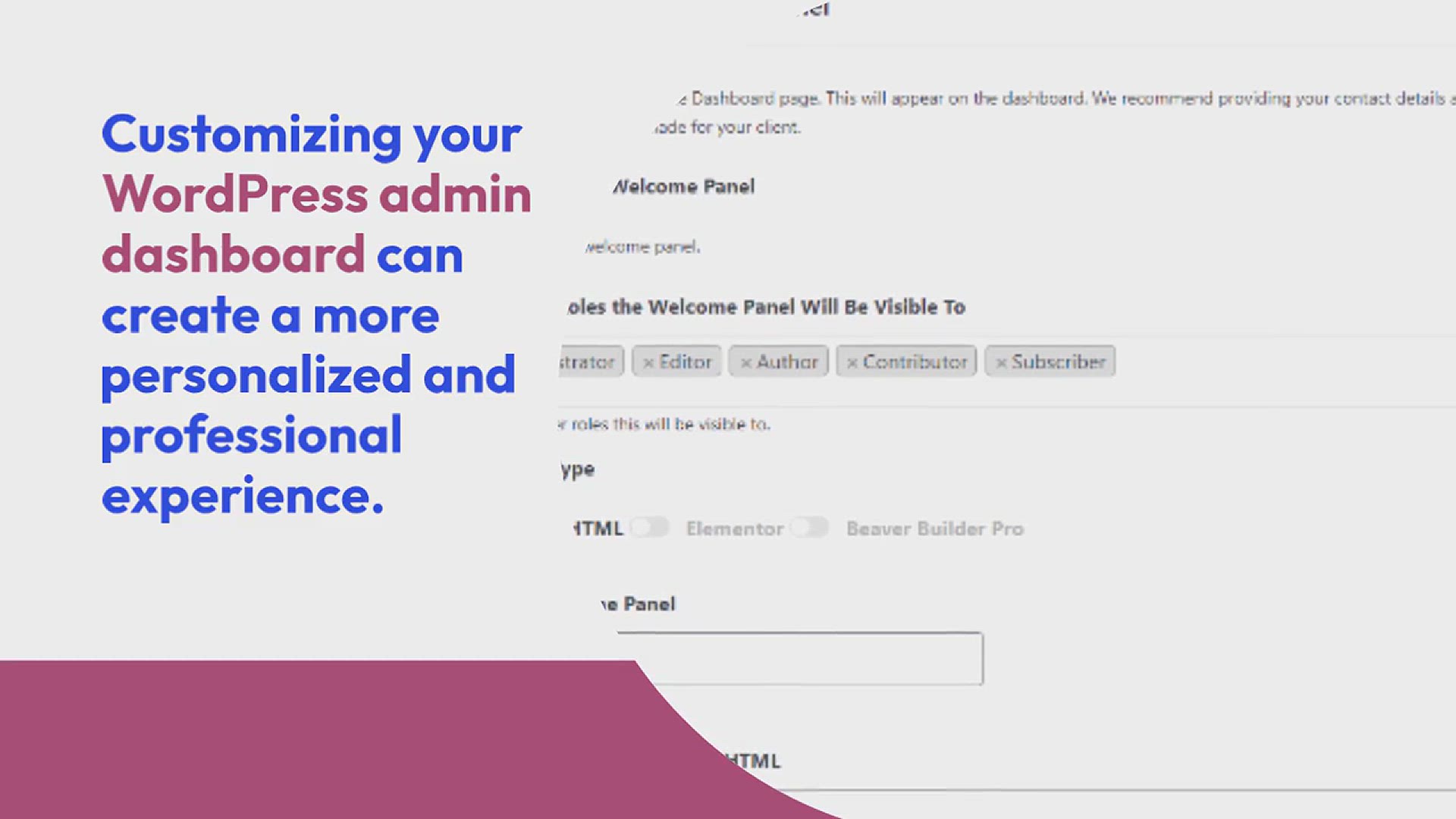 'Video thumbnail for How to White Label Your WordPress Admin Dashboard'
