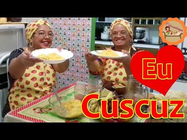 'Video thumbnail for APRENDA A FAZER O CUSCUZ NORDESTINO'
