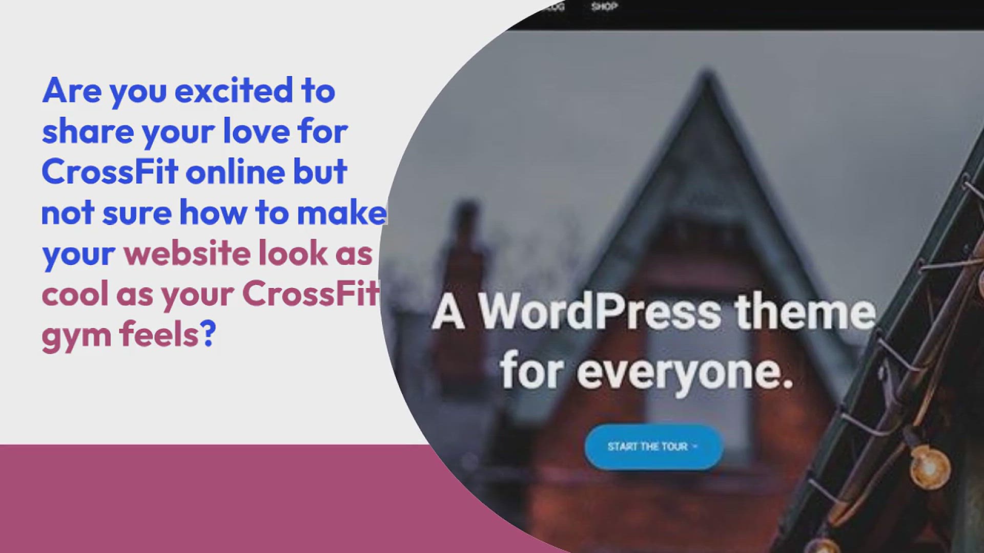 'Video thumbnail for 25 Best WordPress Themes for CrossFit (2024)'