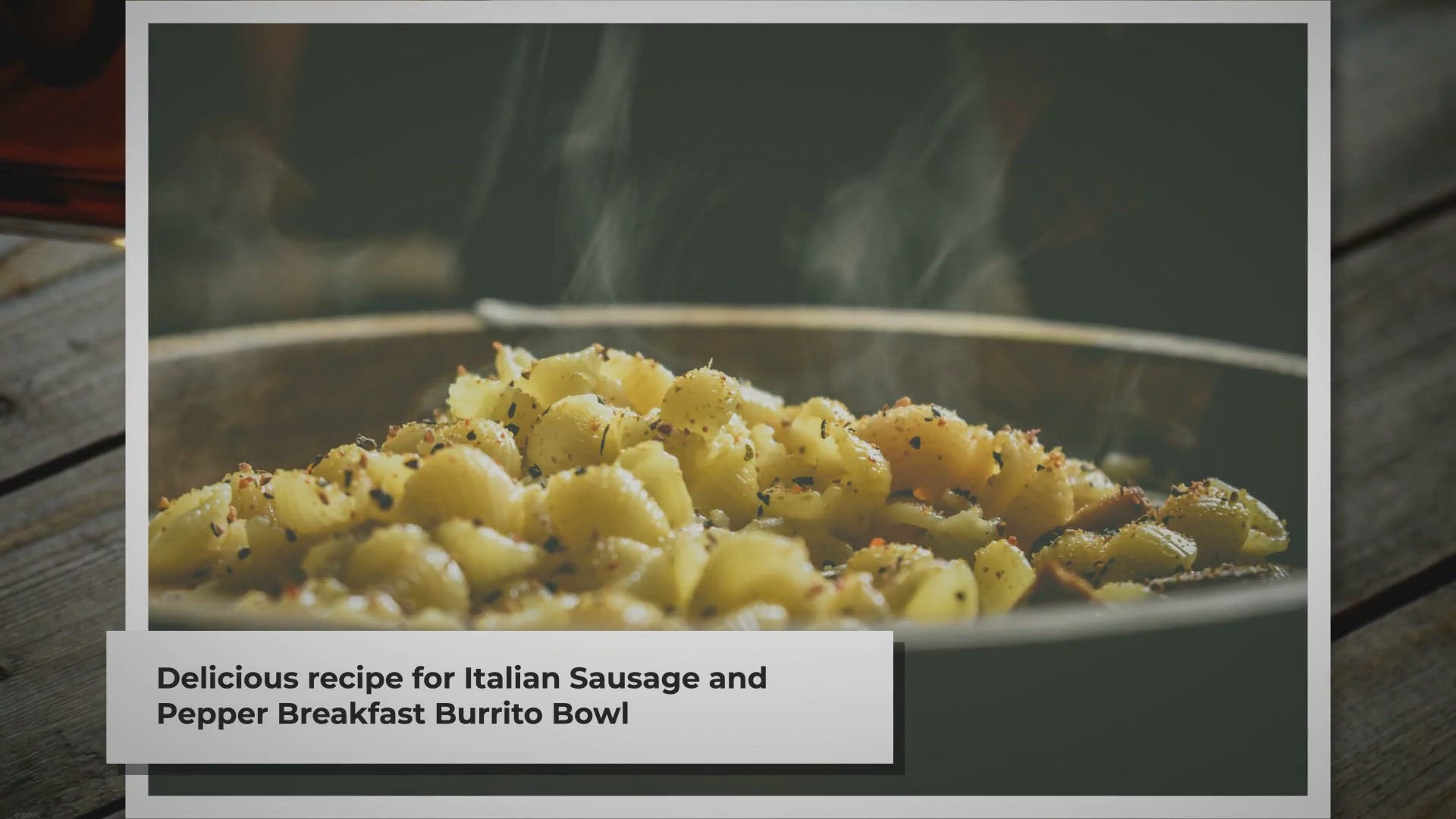 Video thumbnail for Delicious Italian Sausage and Pepper Breakfast Burrito Bowl Recipe