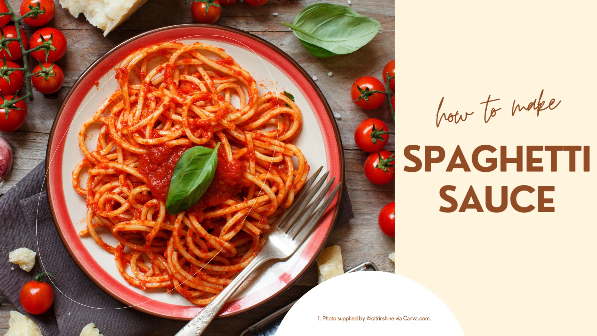 'Video thumbnail for Spaghetti Sauce'