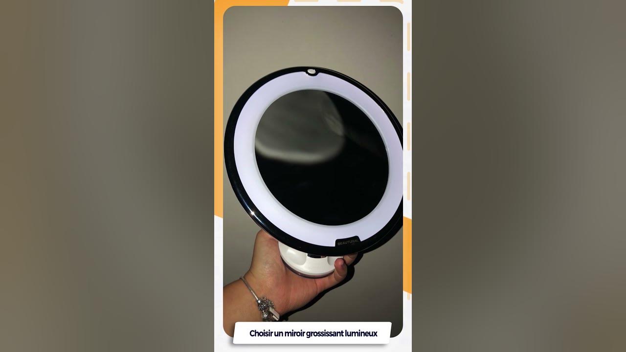 Video thumbnail for 💡Se maquiller grâce à un miroir grossissant lumineux !🪞