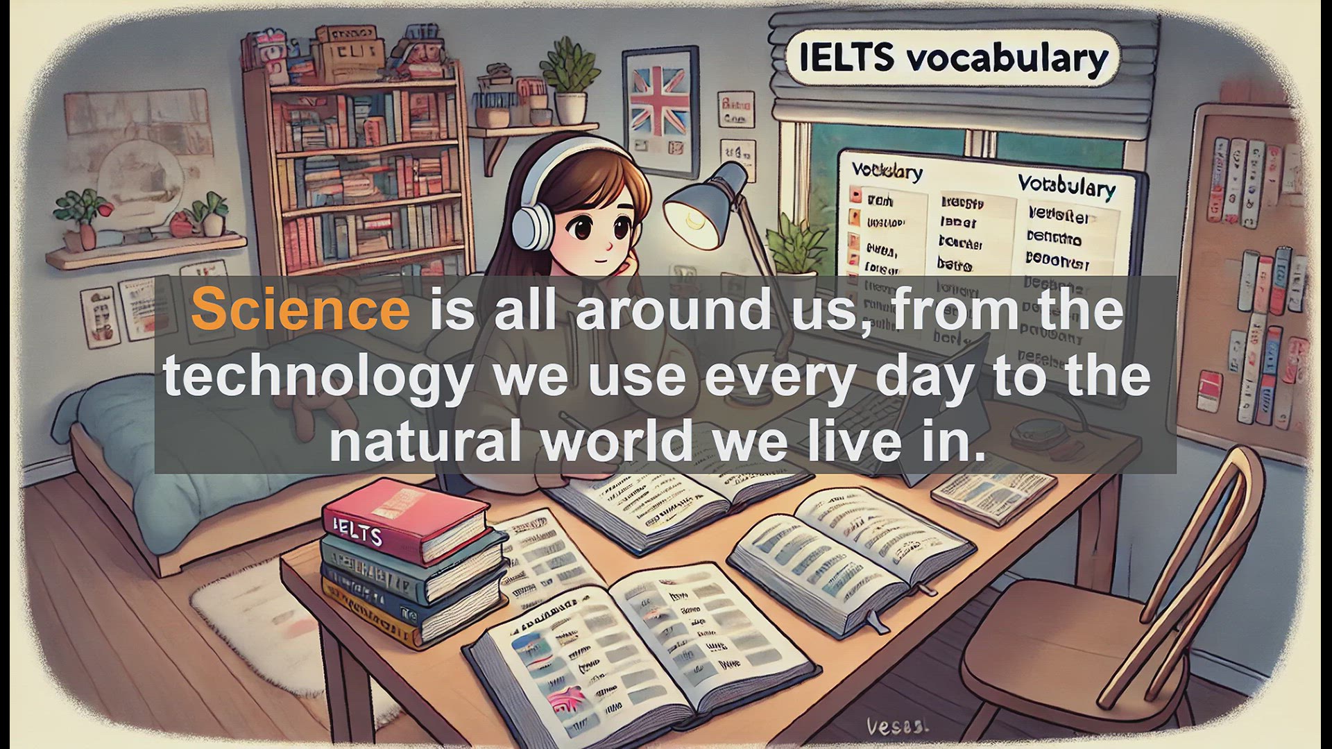 'Video thumbnail for 2500 Must Know IELTS 5.5 Vocabulary - Understanding 'Science' for IELTS: Definition, Usage, and Examples'