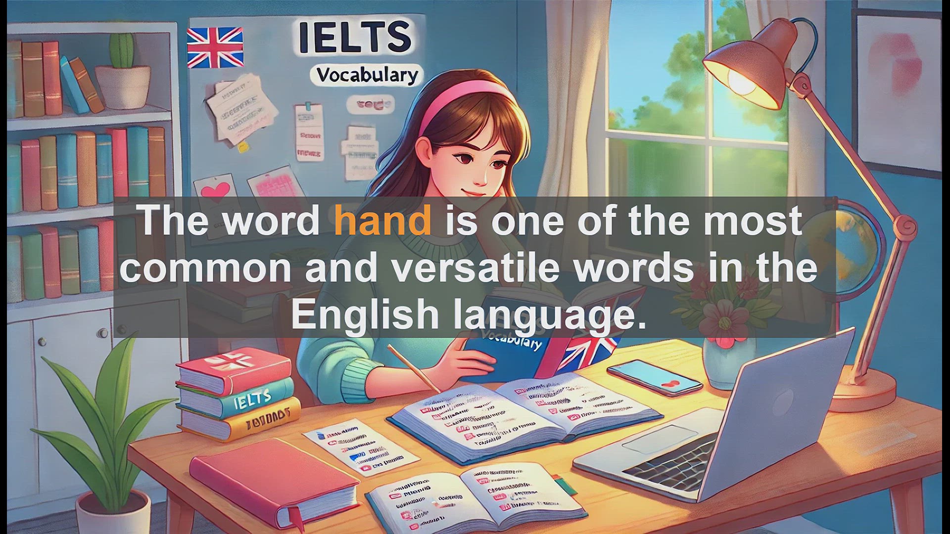 'Video thumbnail for 2500 Must Know IELTS 5.5 Vocabulary - Understanding the Word 'Hand' for IELTS Success'