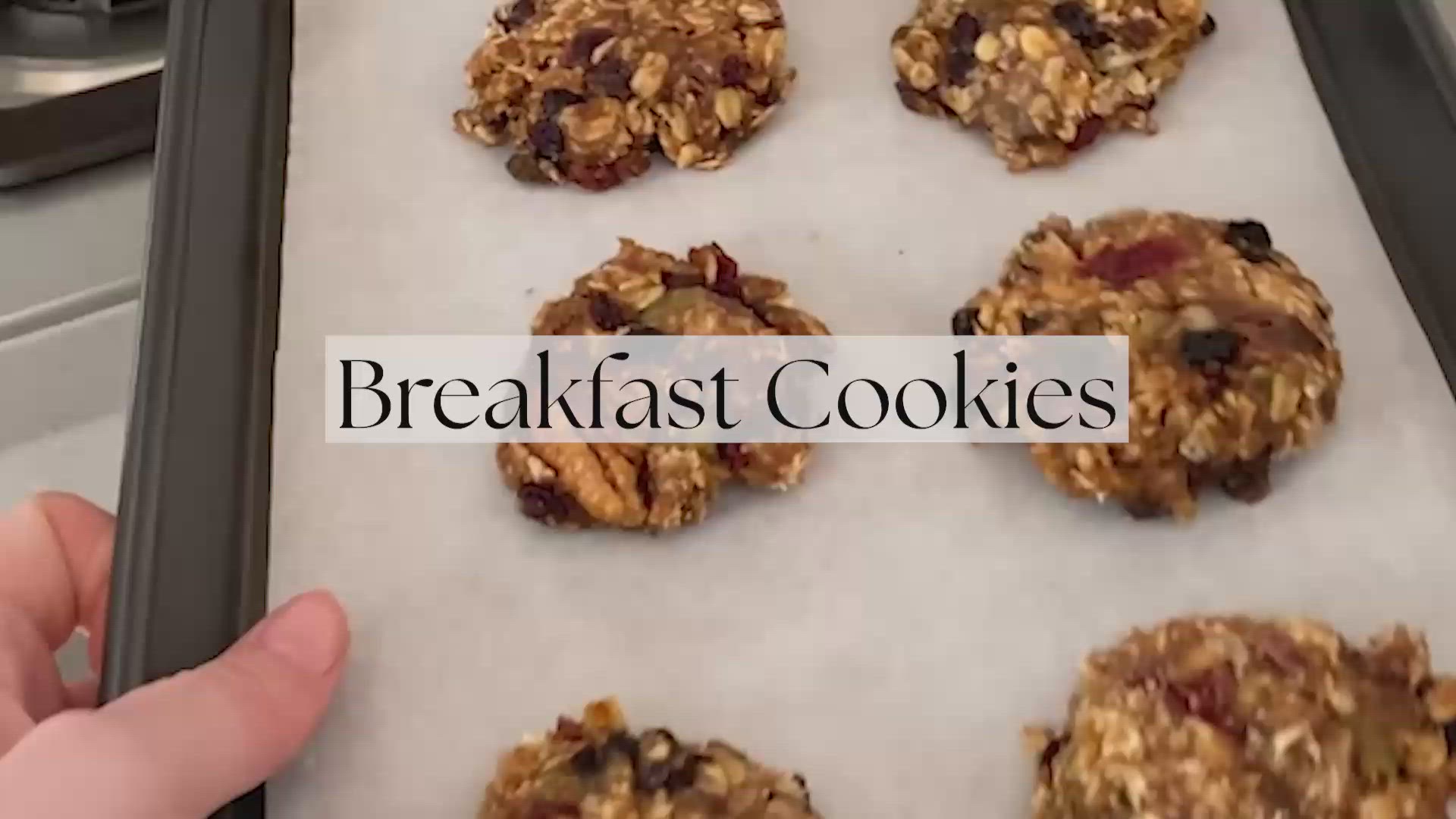 'Video thumbnail for Breakfast Cookies'