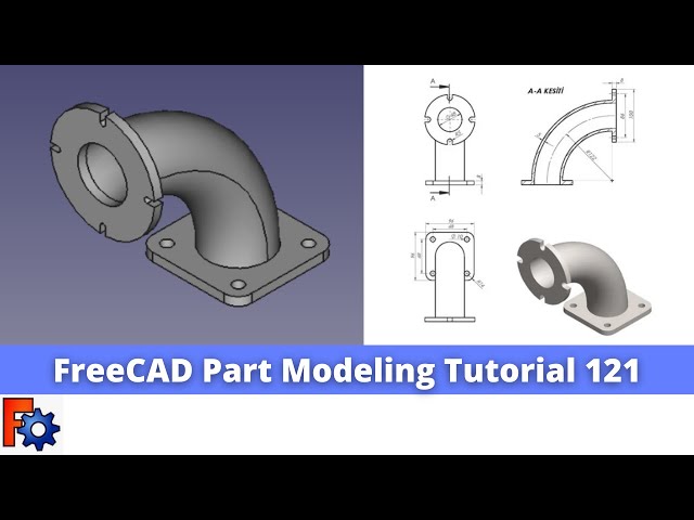 'Video thumbnail for FreeCAD Part Modeling Tutorial 121 | FreeCAD Tutorial | Mechnexus |'