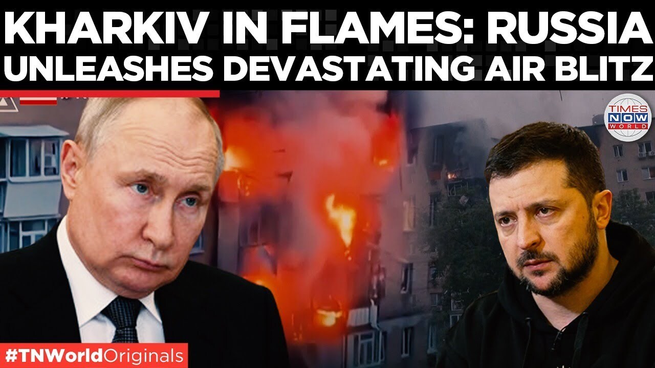 'Video thumbnail for Russia Bombs Kharkiv: Deadly Drone and Missile Strikes Kill 6, Injure Dozens | Times Now World'