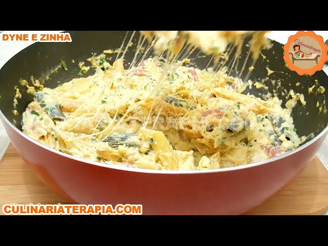 'Video thumbnail for Macarrão ao Creme de Milho e Queijo - Refeição Completa - Dyne e Zinha'