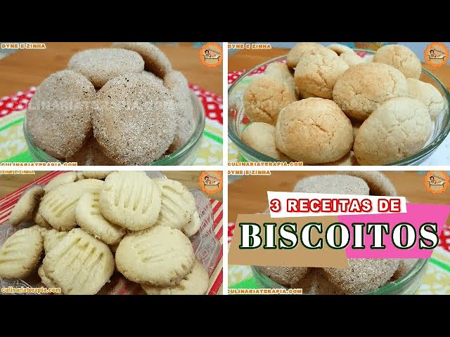 'Video thumbnail for Biscoitos Caseiros, Areias de Portugal Com Canela, Biscoitinhos de Baunilha, Biscoitos de Maizena'