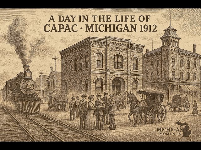 Video thumbnail for A Day in the Life of Capac: Michigan 1912
