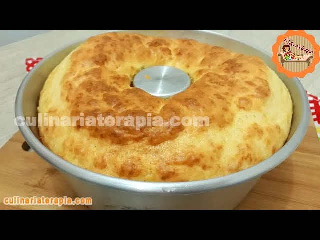 'Video thumbnail for Bolo Pão de Queijo de Liquidificador Fácil e Rápido @Culinariaterapia'