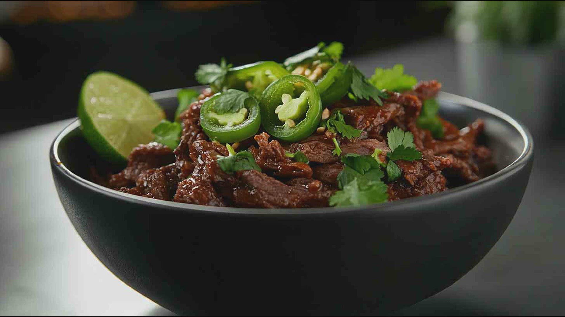'Video thumbnail for Spicy and Savory Slow Cooker Barbacoa Beef'
