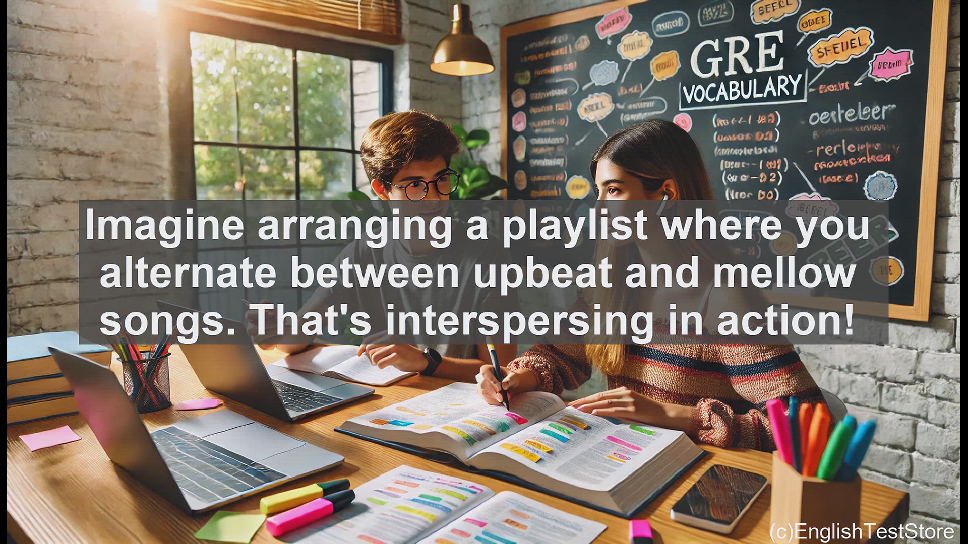 'Video thumbnail for GRE Vocabulary Lesson: Mastering the Art of Interspersion - Enhancing Your Vocabulary and Writing'