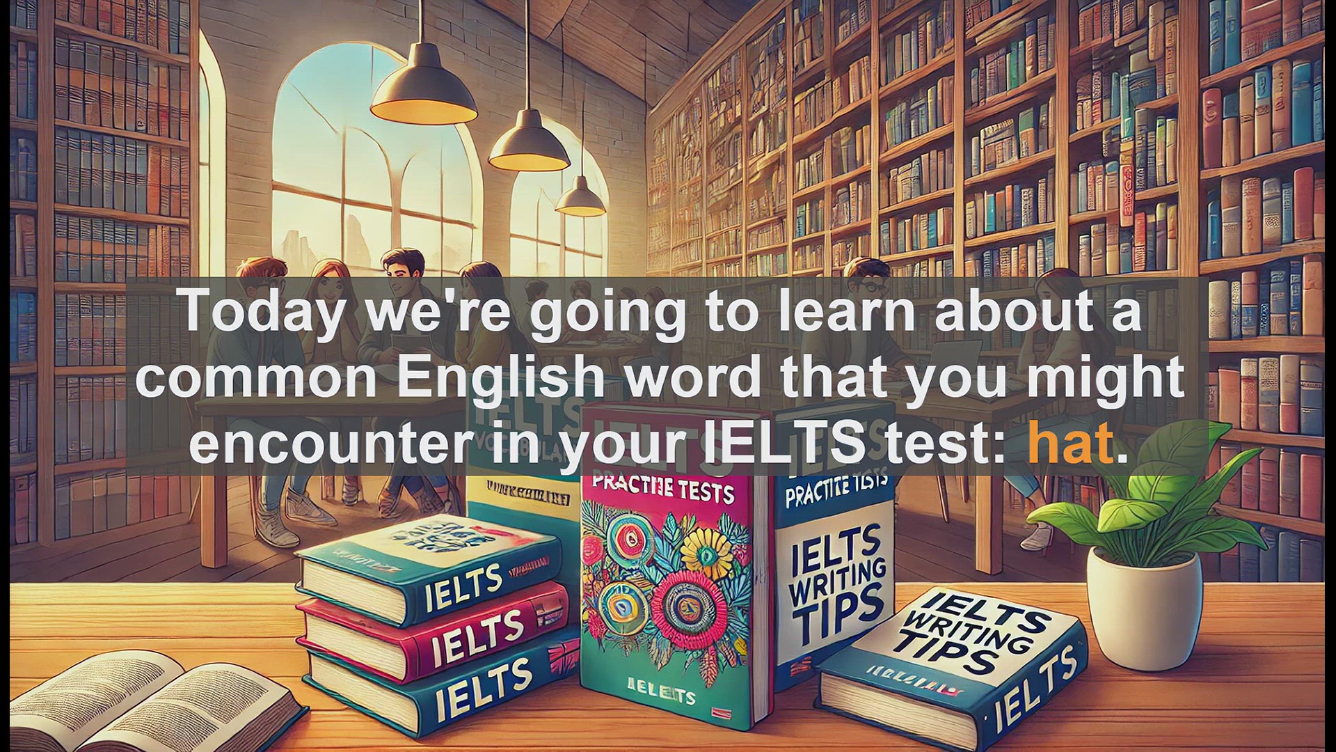 'Video thumbnail for 2500 Must Know IELTS 5.5 Vocabulary - Understanding the Word 'Hat' for IELTS: Definition, Usage, and Examples'