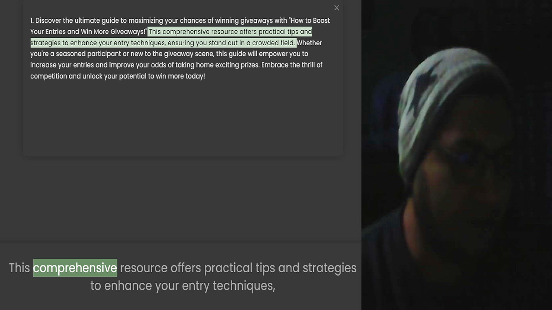 Video thumbnail for 1. Discover the ultimate guide to maximizing your chances of winning giveaways with How to Boost Your Entries and Win More Giveaways! This comprehensive resource offers practical tips and strategies to enhance your entry techniques, ensur