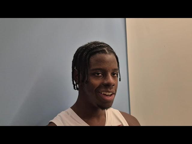 Video thumbnail for #UNC players Seth Trimble, Henri Veesaar and Caleb Wilson after win over Central Arkansas