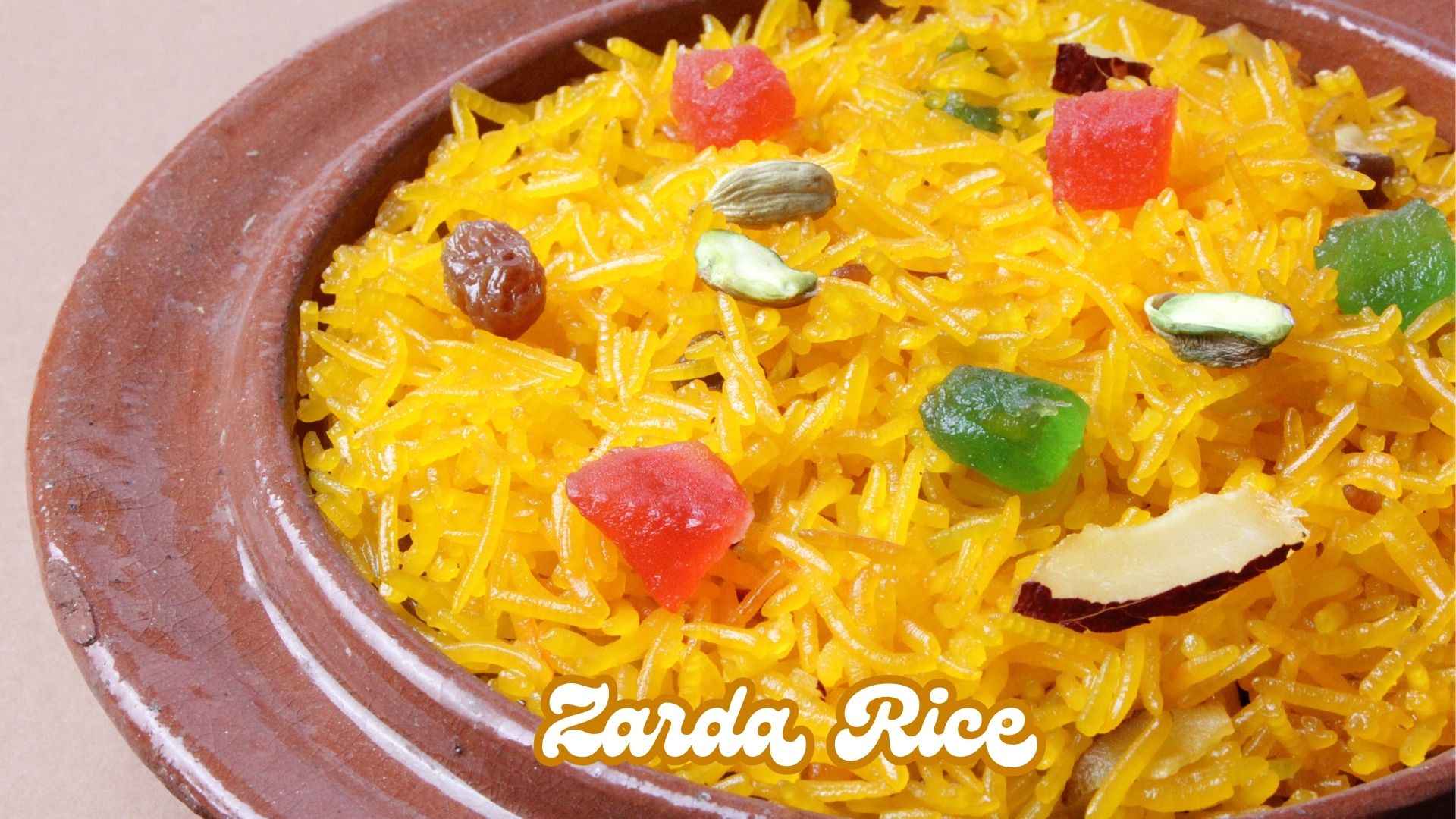 'Video thumbnail for Zarda Rice or Meethay Chawal Recipe'