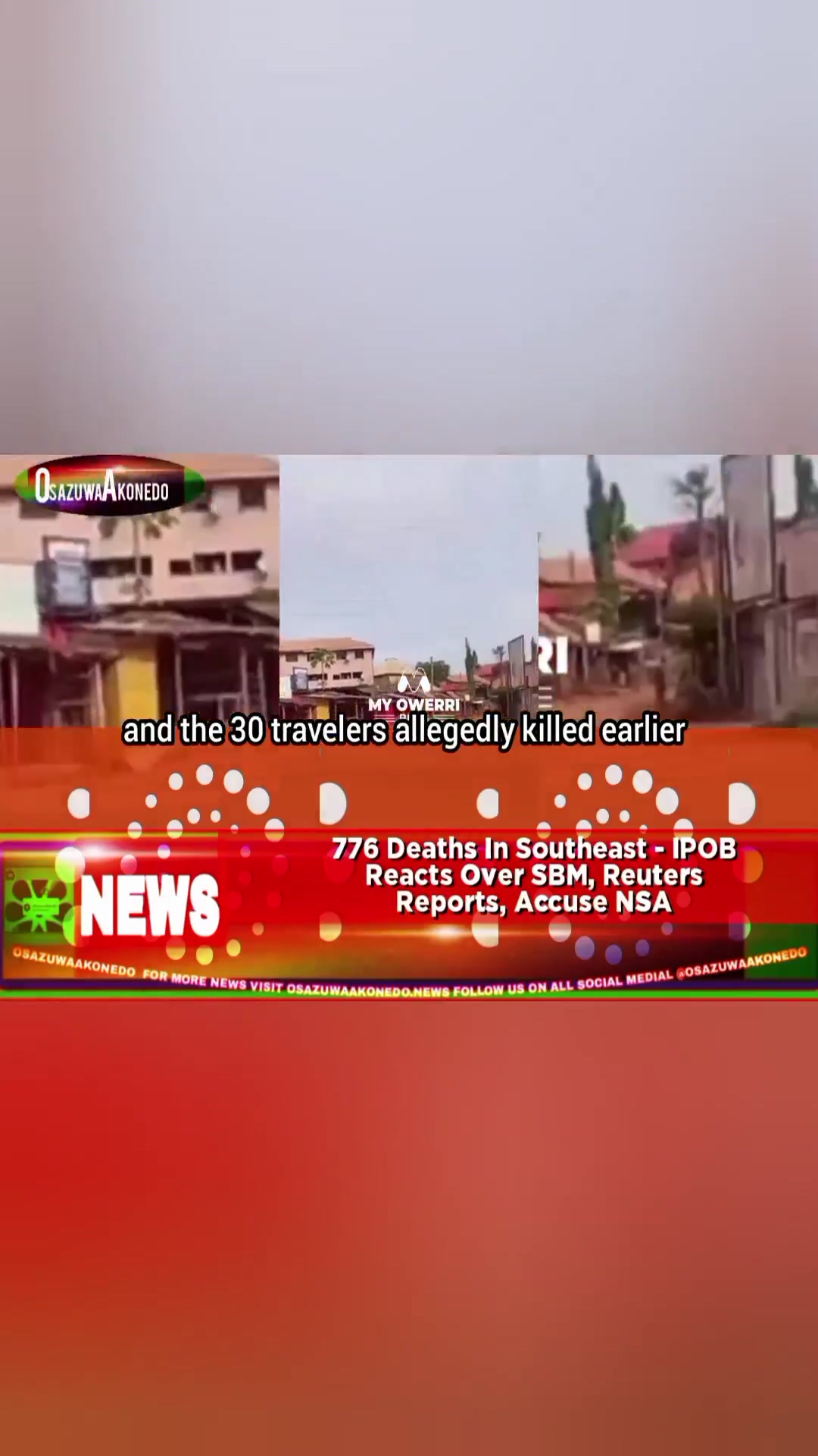 'Video thumbnail for 776 Deaths In Southeast - IPOB Reacts Over SBM, Reuters Reports, Accuse NSA '