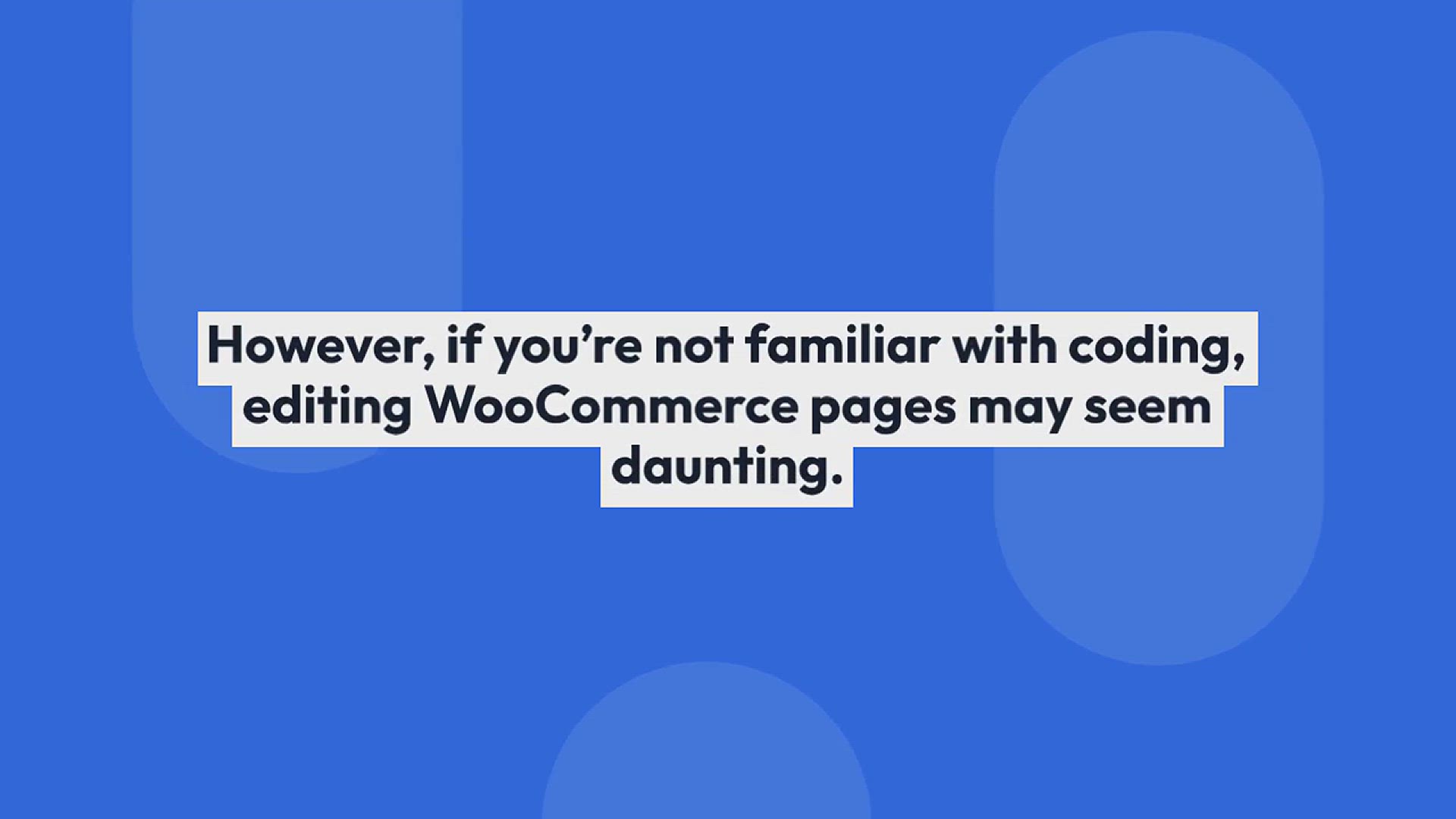 'Video thumbnail for How to Edit WooCommerce Pages (No Coding Required)'