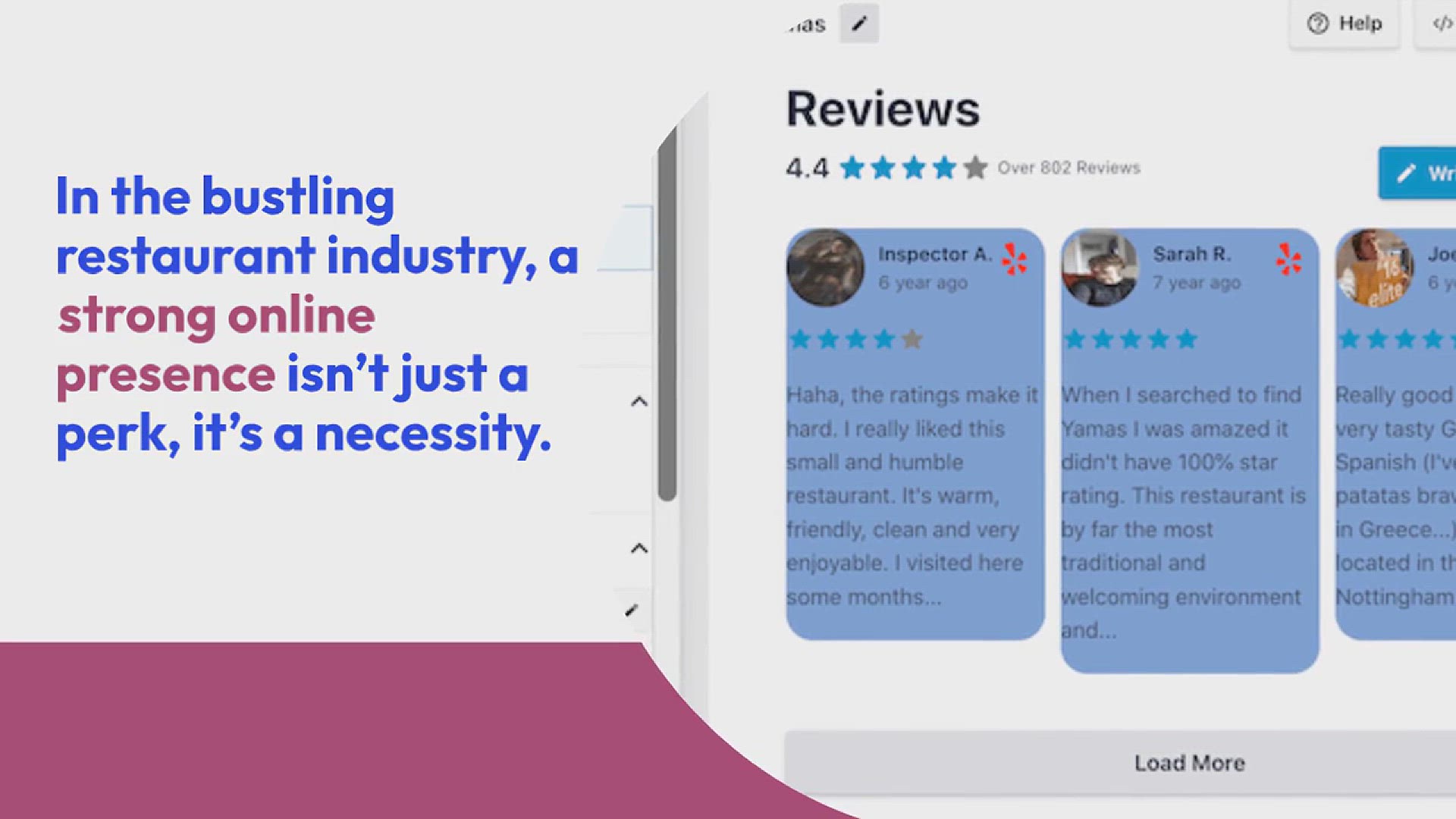 'Video thumbnail for How to Easily Create a Restaurant Website with WordPress'