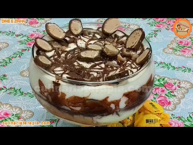 'Video thumbnail for Aprenda Como Fazer Pavê Sonho Cremoso de Bombons para a Páscoa'
