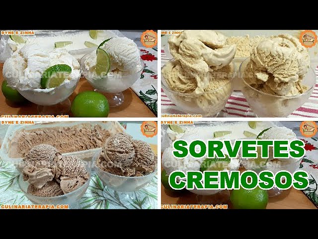 'Video thumbnail for Aprenda como fazer essas receitas incríveis de Sorvete Cremoso, sobremesas fáceis que rende muito'