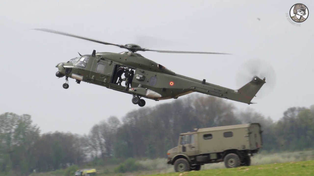 'Video thumbnail for Helidays 2017 - Belgian Air Force's new NH90 Tactical Transport Helicopter'