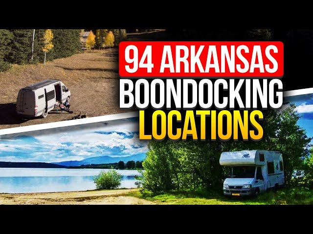 Video thumbnail for 93 FREE Arkansas Boondocking Locations