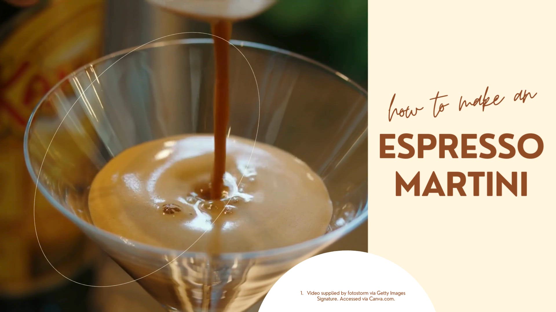 'Video thumbnail for Espresso Martini'