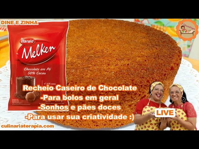'Video thumbnail for RECHEIO CREMOSO DE CHOCOLATE E BOLO DE CENOURA'